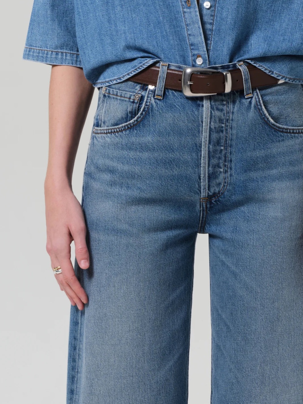 Citizens Of Humanity Ayla Wide-Leg Crop Jeans